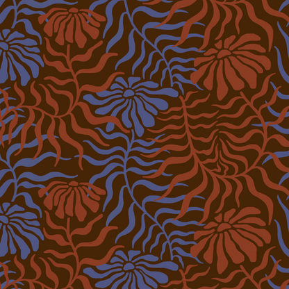 Psychedelic Daisy Fabric