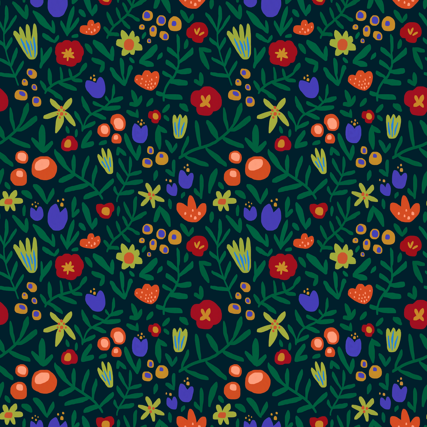 Fresh Blooms Fabric