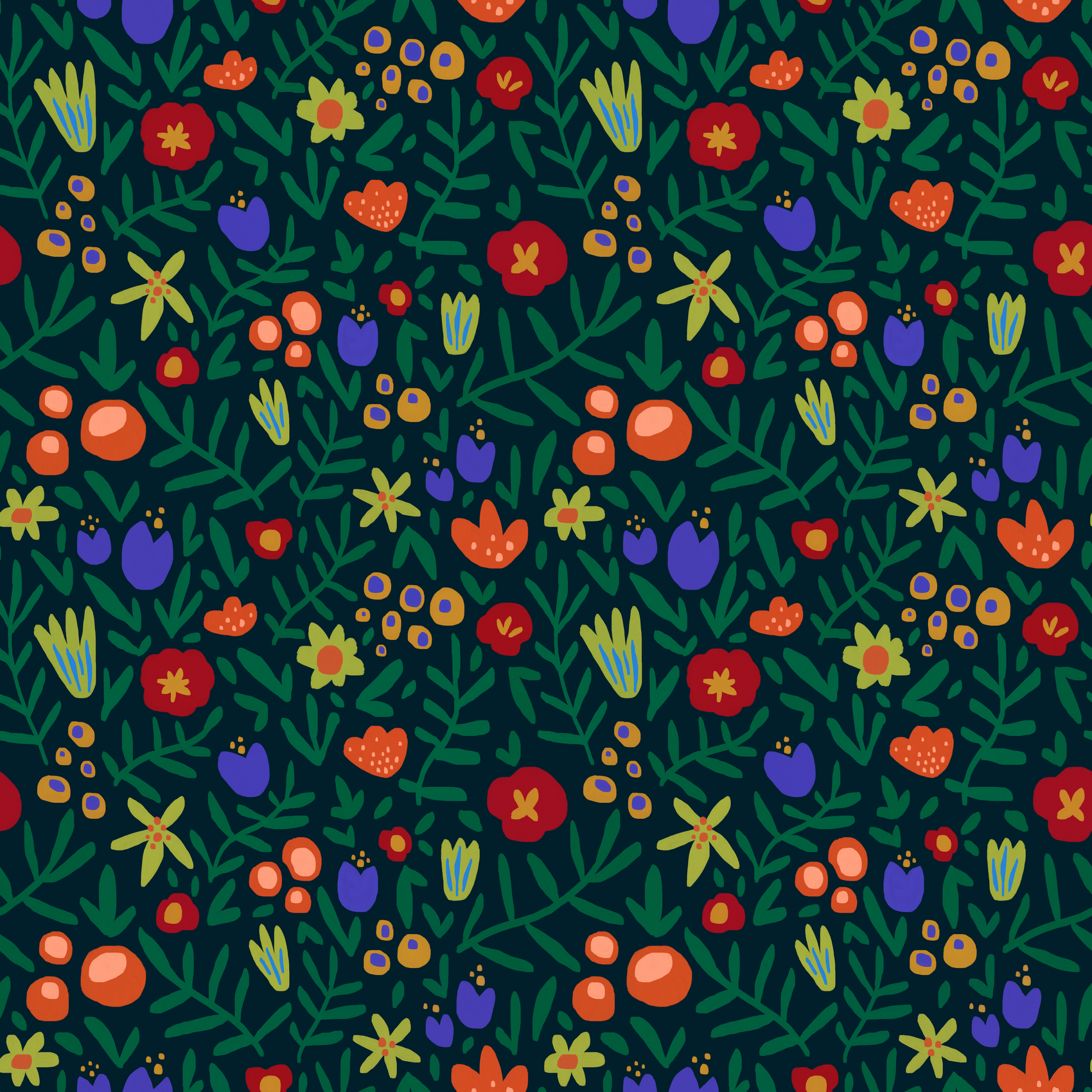 Fresh Blooms Fabric