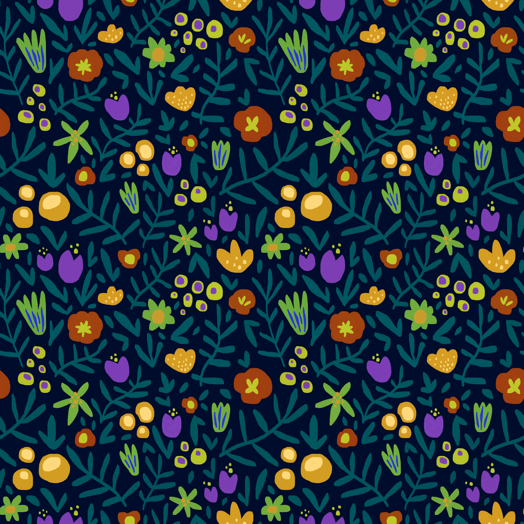 Fresh Blooms Fabric