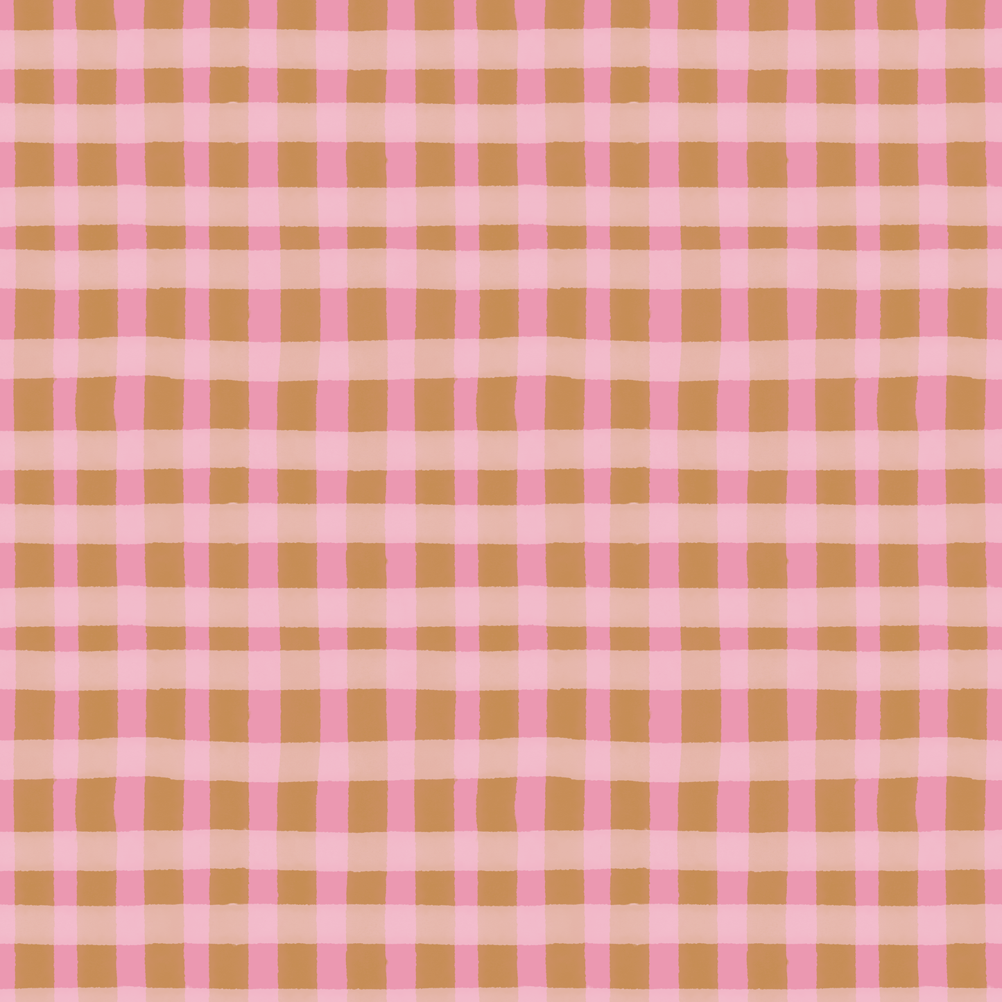 Painterly Gingham Wallpaper
