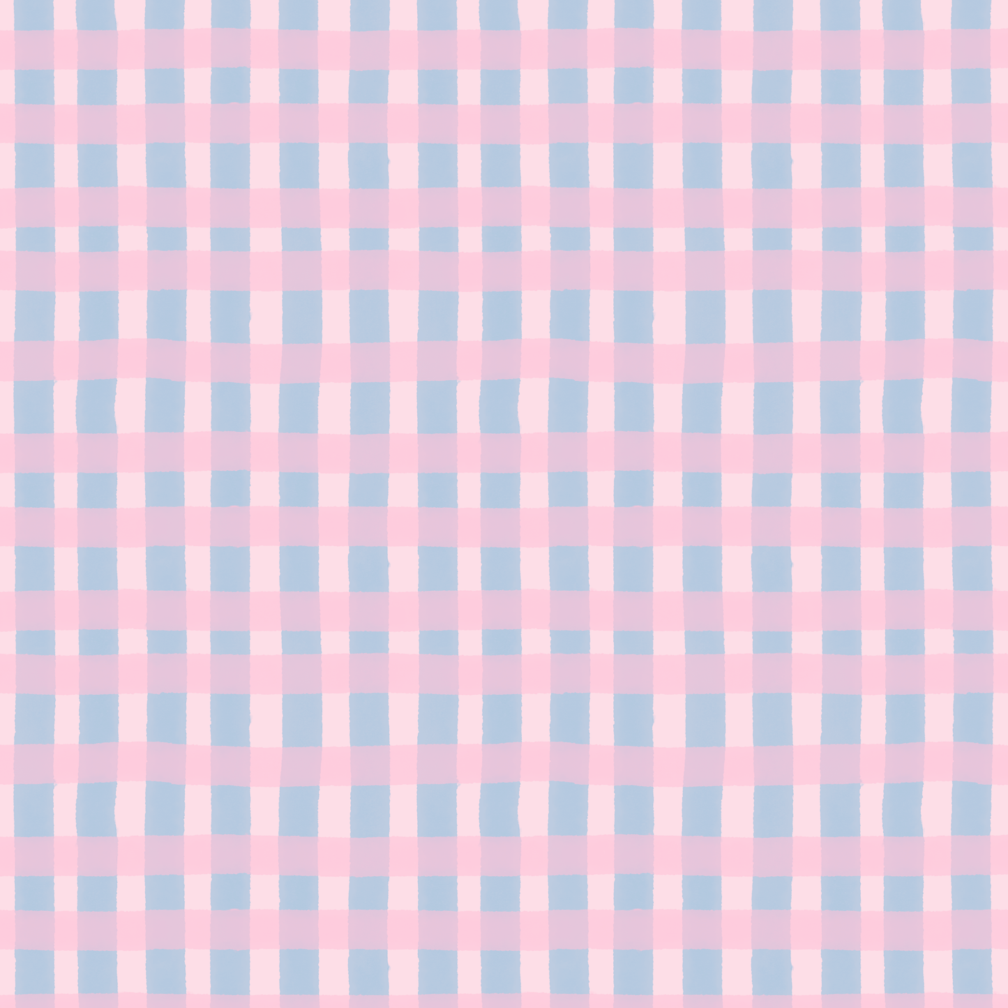 Painterly Gingham Wallpaper